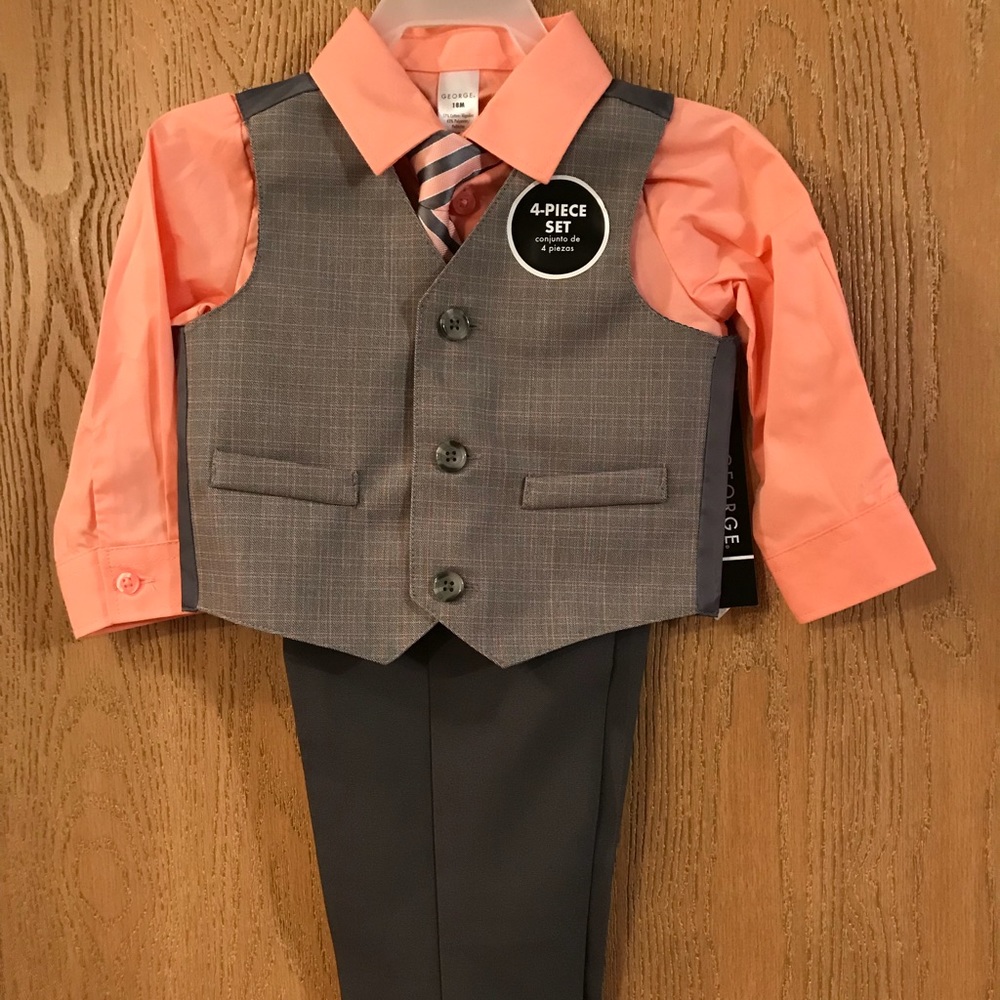 Toddler Boys Vest Set